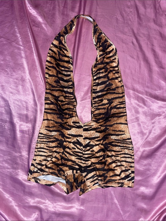 Fashion Nova Pants - Fashion Nova Tiger Romper 🤎